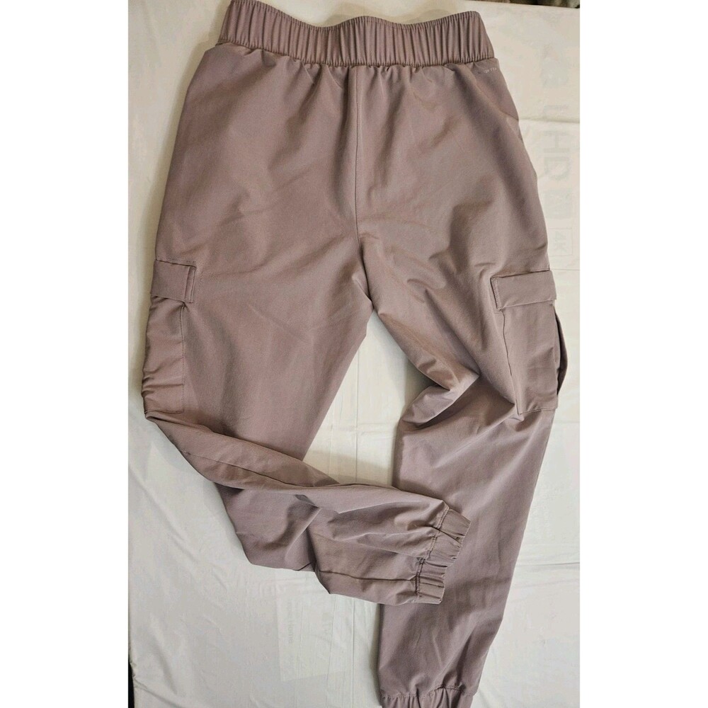 Mondetta Women’s Gray Jogger Pants Elastic Waist Zip Pocket Stretch S/P